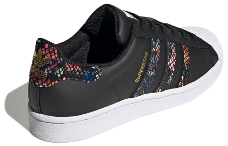 Женские кеды adidas originals Superstar (черные) — фото 4