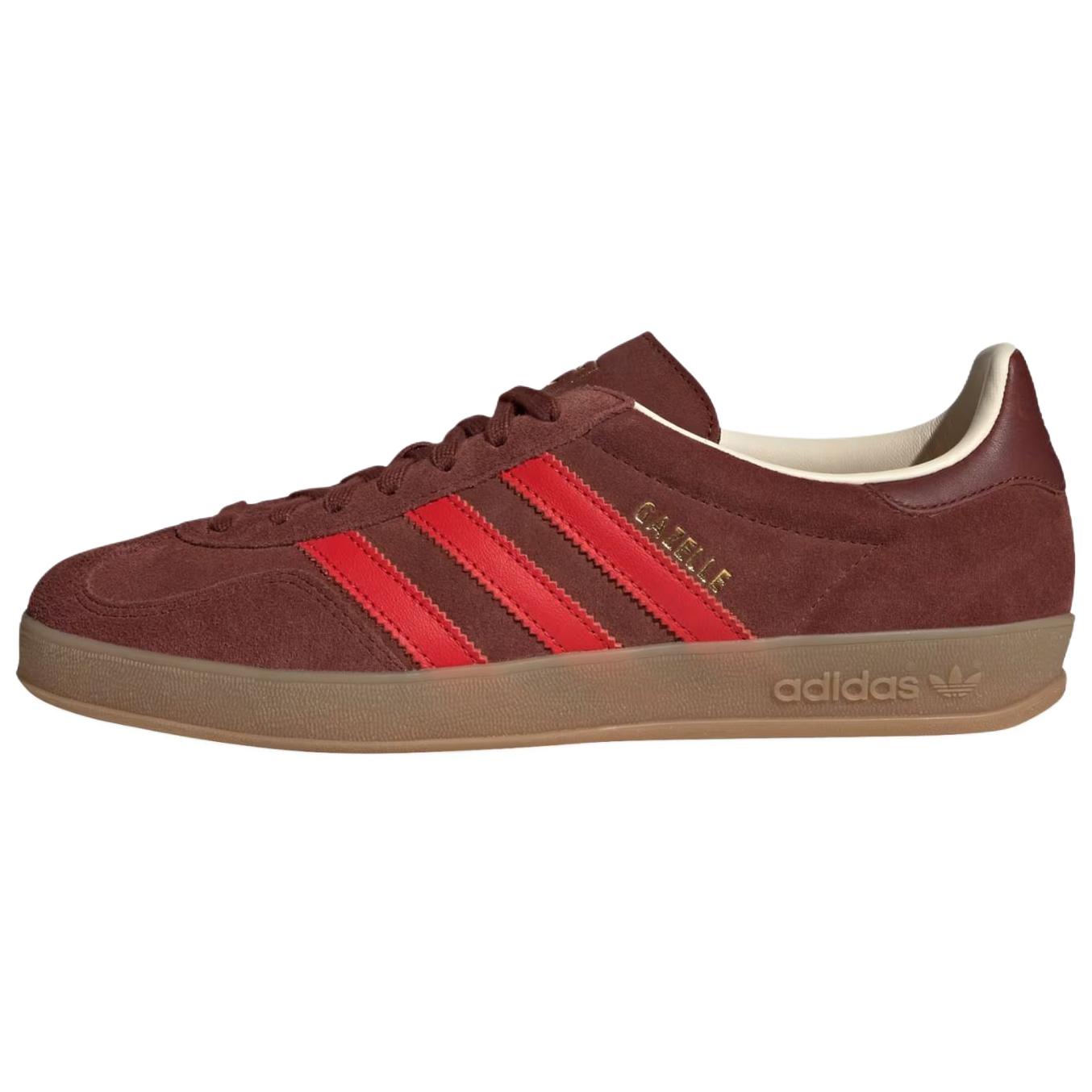 Кеды adidas originals GAZELLE INDOOR (коричневые)