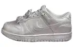 Nike Dunk SB Slip Resistant Low top Skateboard Shoes Women's Silver