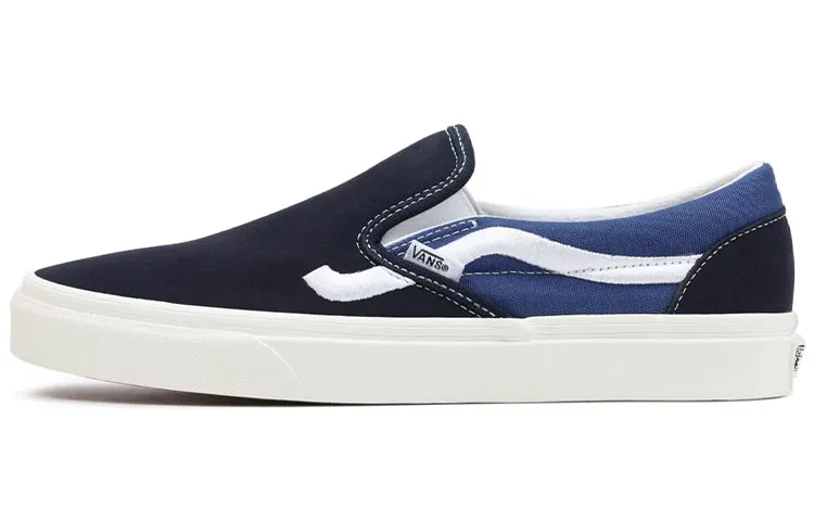 Slip-On Classic Vans 'Sidestripe Navy'
