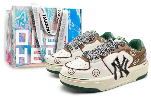 MLB Chunky Liner Low top Skateboard Shoes Unisex Brown