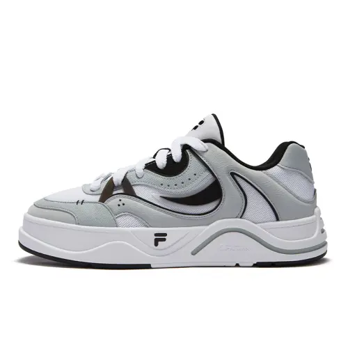 FILA FUSION 50 50 Low top Skateboard Shoes Men's White Gray