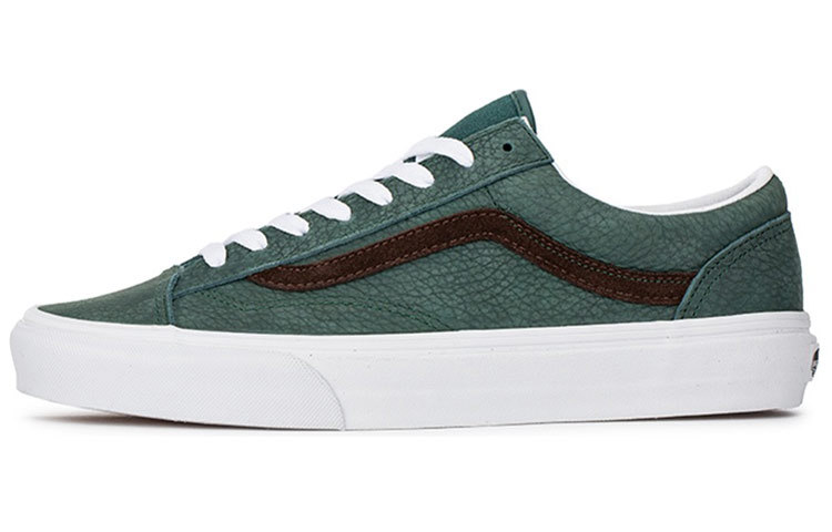 Vans Style 36 series low-top sneakers, same style for men and women, green