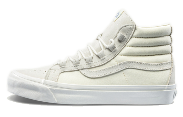 Vans SK8 Vault Taka Hayashi TH 75 LX Nubuck high-top sneakers, same style for men and women, off-white
