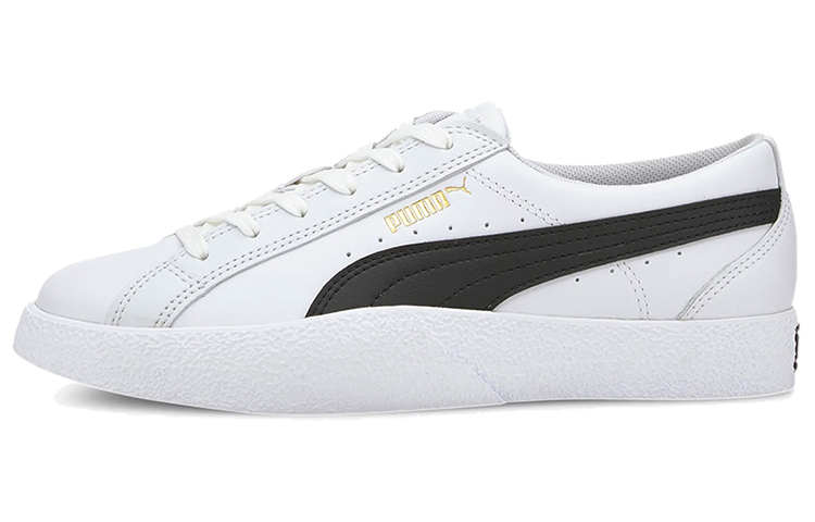 Женские кеды PUMA PUMA (черно-белые с золотым)
