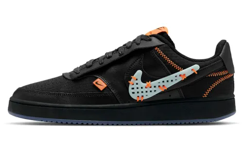 Nike Court Vision Low Premium 'Black Total Orange'