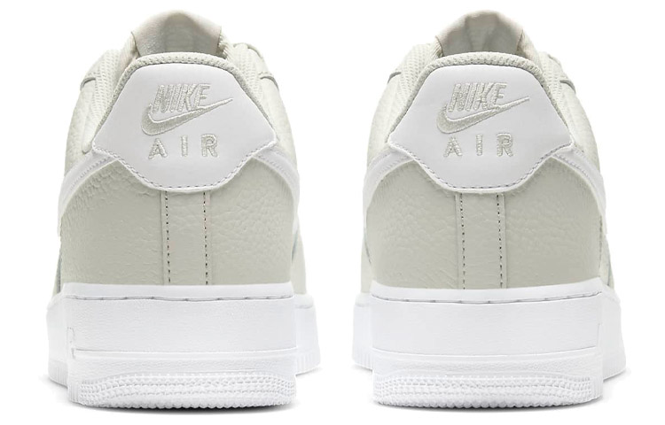 Мужские кроссовки Nike Air Force 1 '07 (серо-белые) — Серый / белый — фото 5