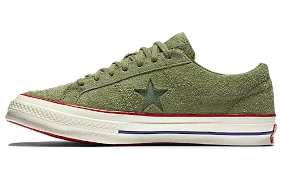 One Star Undefeated x One Star Converse Suede Low 'Olive'