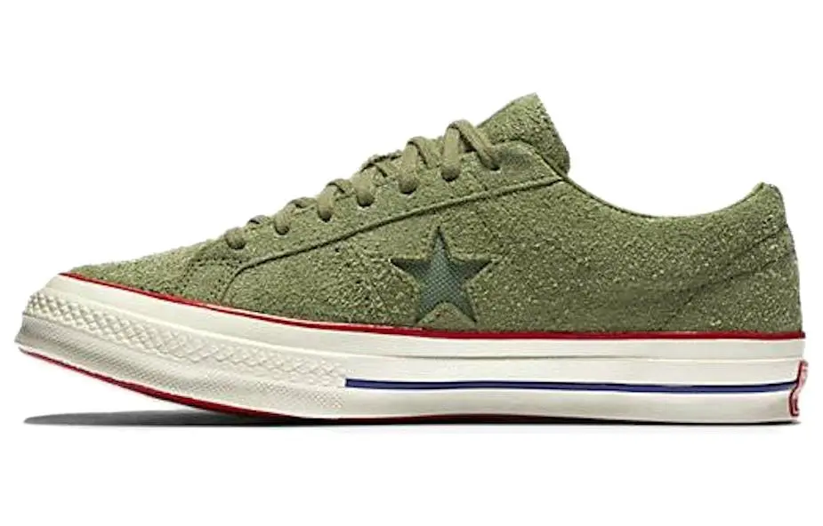 One Star Undefeated x One Star Converse Suede Low 'Olive'