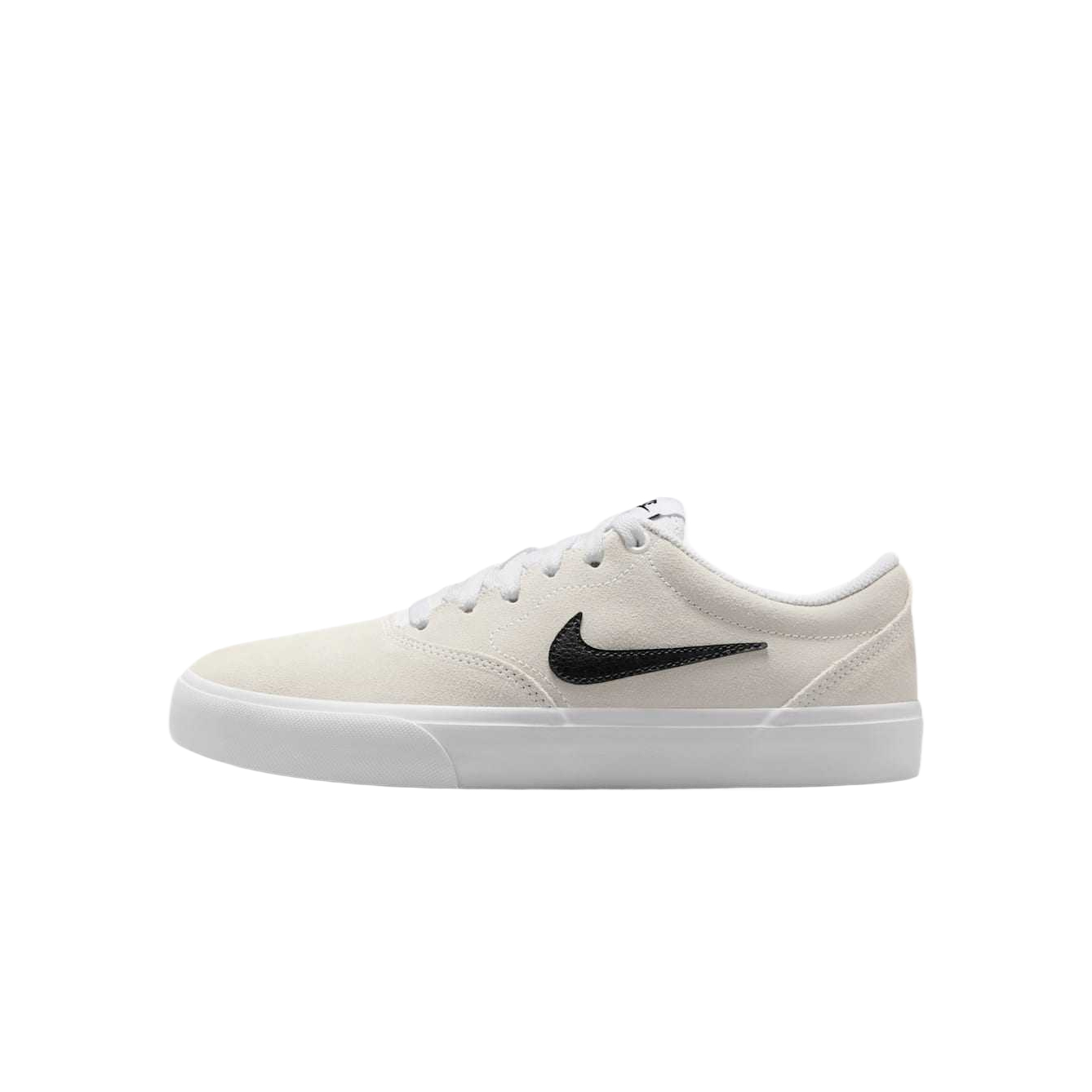 Женские кеды Nike Charge Suede (черные)
