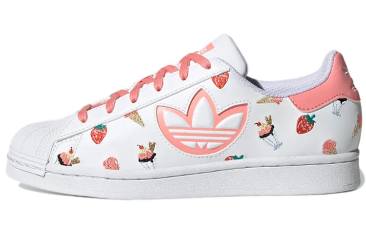 Adidas Originals Superstar 'White Peach Pink' Women's