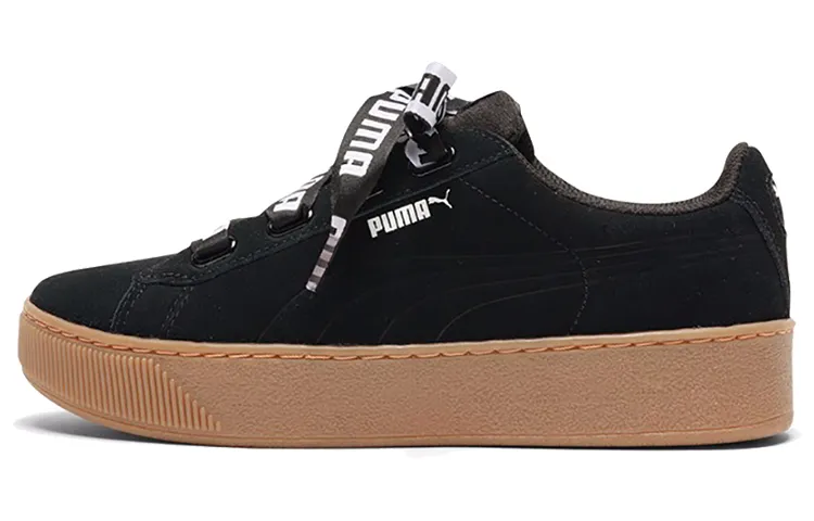PUMA Vikky Platform Ribbon 'Black Brown' Women's