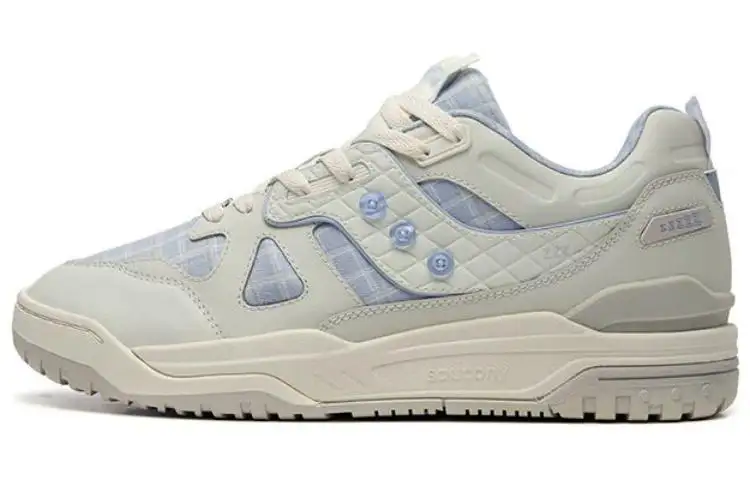 Saucony Cross 90 Fabric Comfortable Cushioning, Wear Resistant Low top Skateboard Shoes Unisex Gray