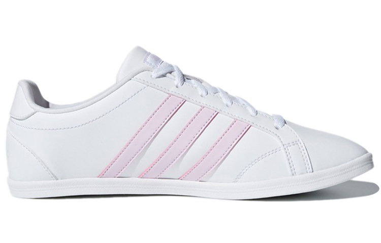 Женские кеды adidas neo Coneo Qt (бело-розовые) — Белый / розовый — фото 2