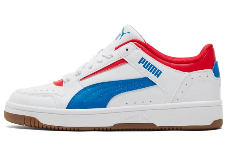 PUMA Rebound Joy Low 'White Future Blue High Risk Red'