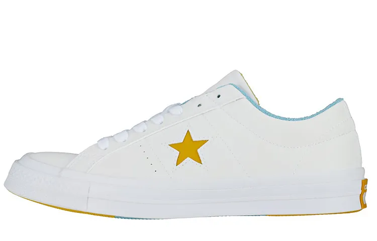One Star Converse Ox 'White Mineral Yellow'