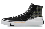 Li Ning Wave Skateboard Shoes Unisex High Top Black/Yellow