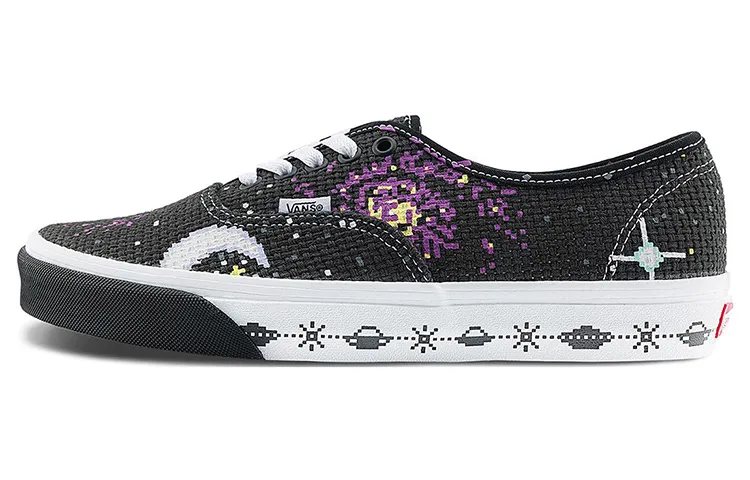 Vans X Clottee Authentic 'Pixelated Universe Black'