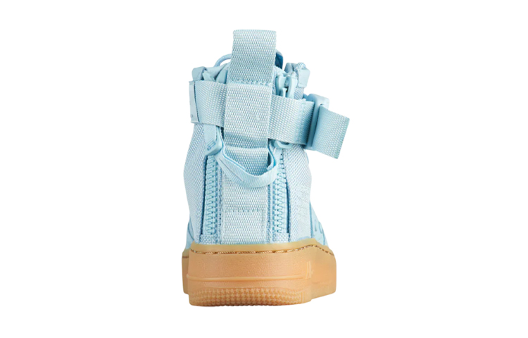 Женские кроссовки Nike Air Force 1 SF (голубой) — фото 4
