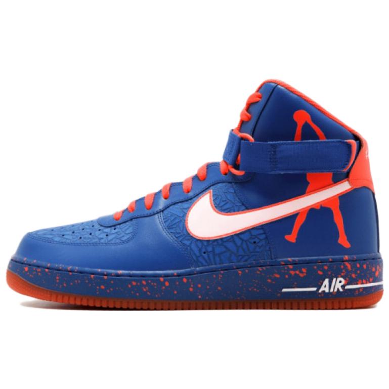 Мужские кроссовки Nike Air Force 1 CMFT RW QS (сине-оранжевые) — 蓝/橘 — фото 1