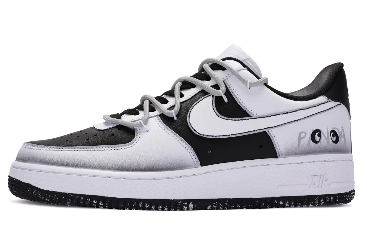Nike Air Force 1 Low 811 Manufacturing Low top Skateboard Shoes GS Black White