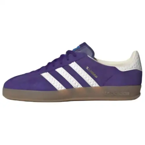 Gazelle Adidas Originals Indoor 'Purple Core White'