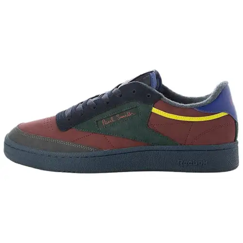 Paul Smith x Reebok CLUB C 85 VINTAGE Low top Skateboard Shoes Men's Red Green Blue