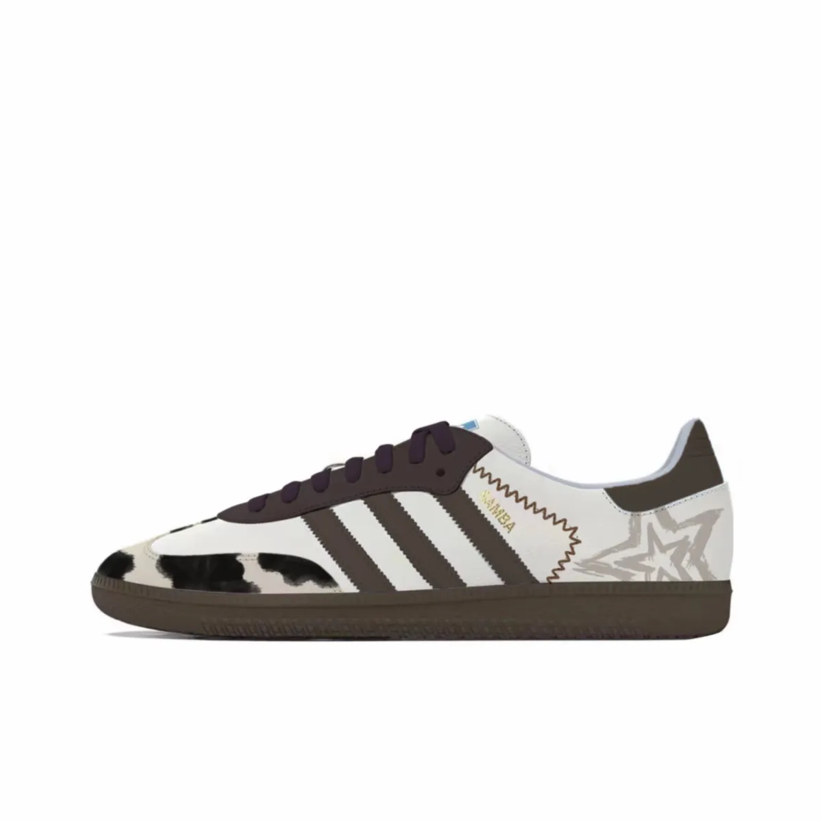 Adidas Samba OG Fashion Trend Slip Resistant Abrasion Resistant Low top Skateboard Shoes Unisex Coffee