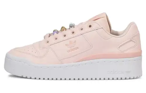 Adidas Originals FORUM Bold J Cushioning, Wear Resistant Low top Skateboard Shoes Women's Pink