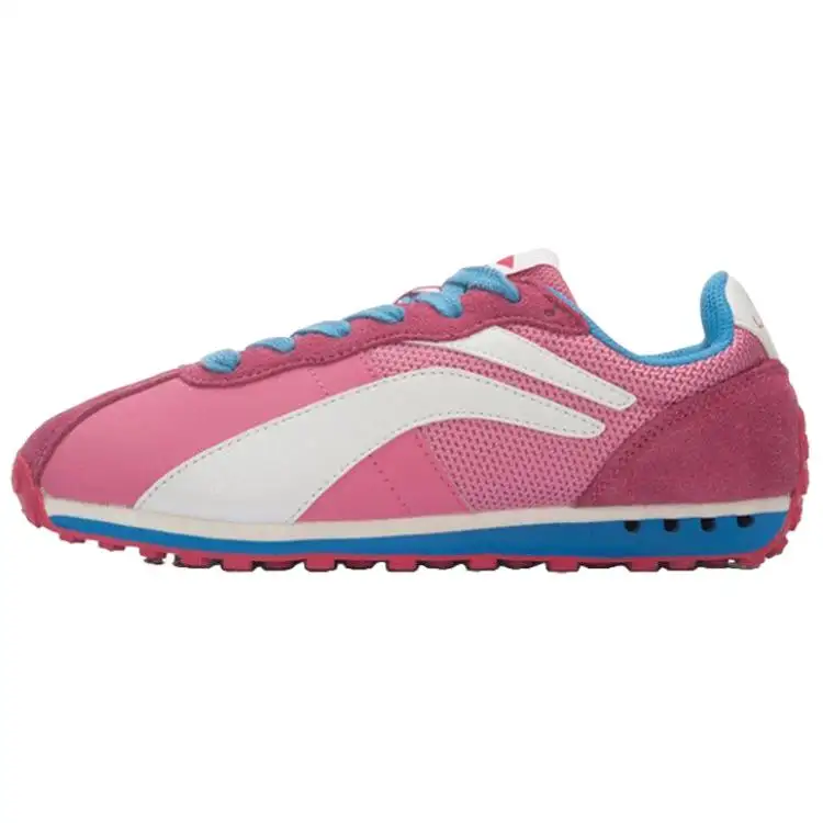 Li Ning Skateboard Shoes Women's Low Top Pink/White