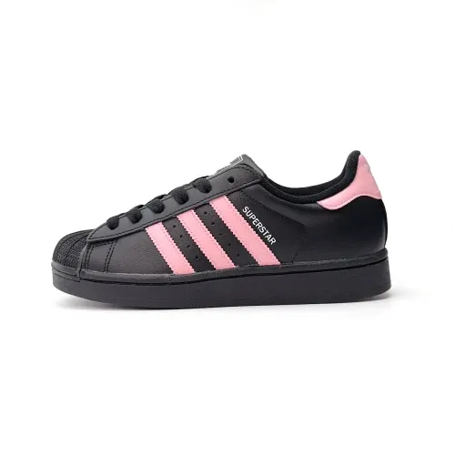 Adidas Originals Superstar 2 Cool Sweet Berry Pink Slip Resistant Abrasion Resistant Low top Skateboard Shoes Unisex