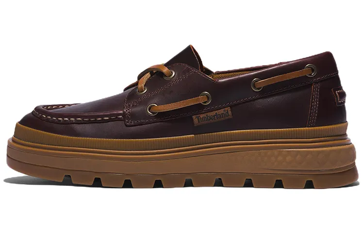 Timberland Ray City EK Leather Abrasion Resistant Low top Skateboard Shoes Women's Black Brown