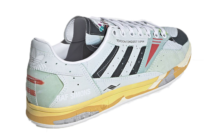 Кеды adidas originals STAN SMITH Raf Simons Torsion (бело-серые) — фото 4
