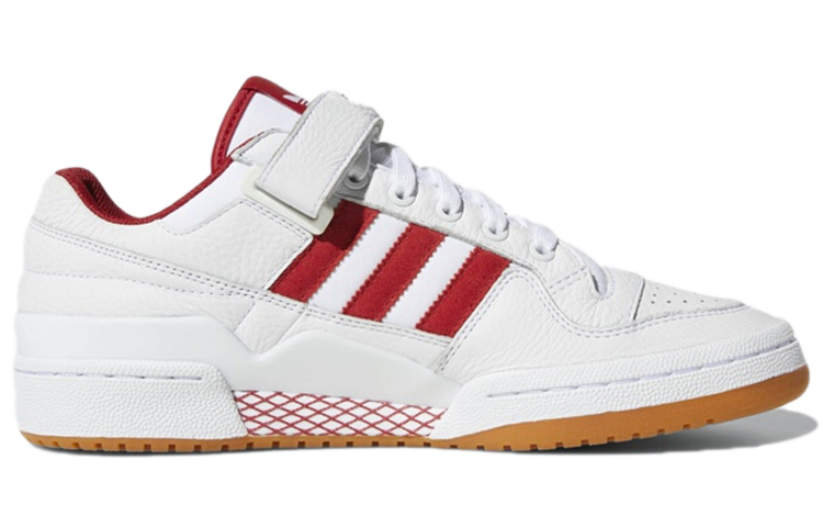 Кеды adidas originals FORUM Lo (бело-красные) — Белый / красный — фото 2