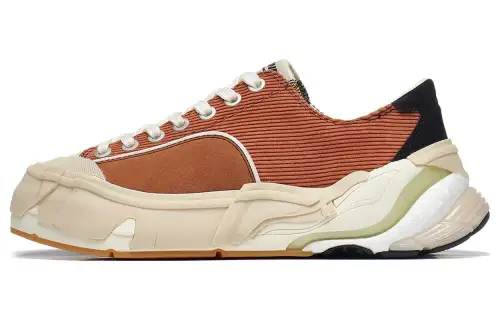 Li Ning Wuji Abrasion Resistant Lightweight Wear resistant And Lightweight Low top Skateboard Shoes Women's Brown Blue