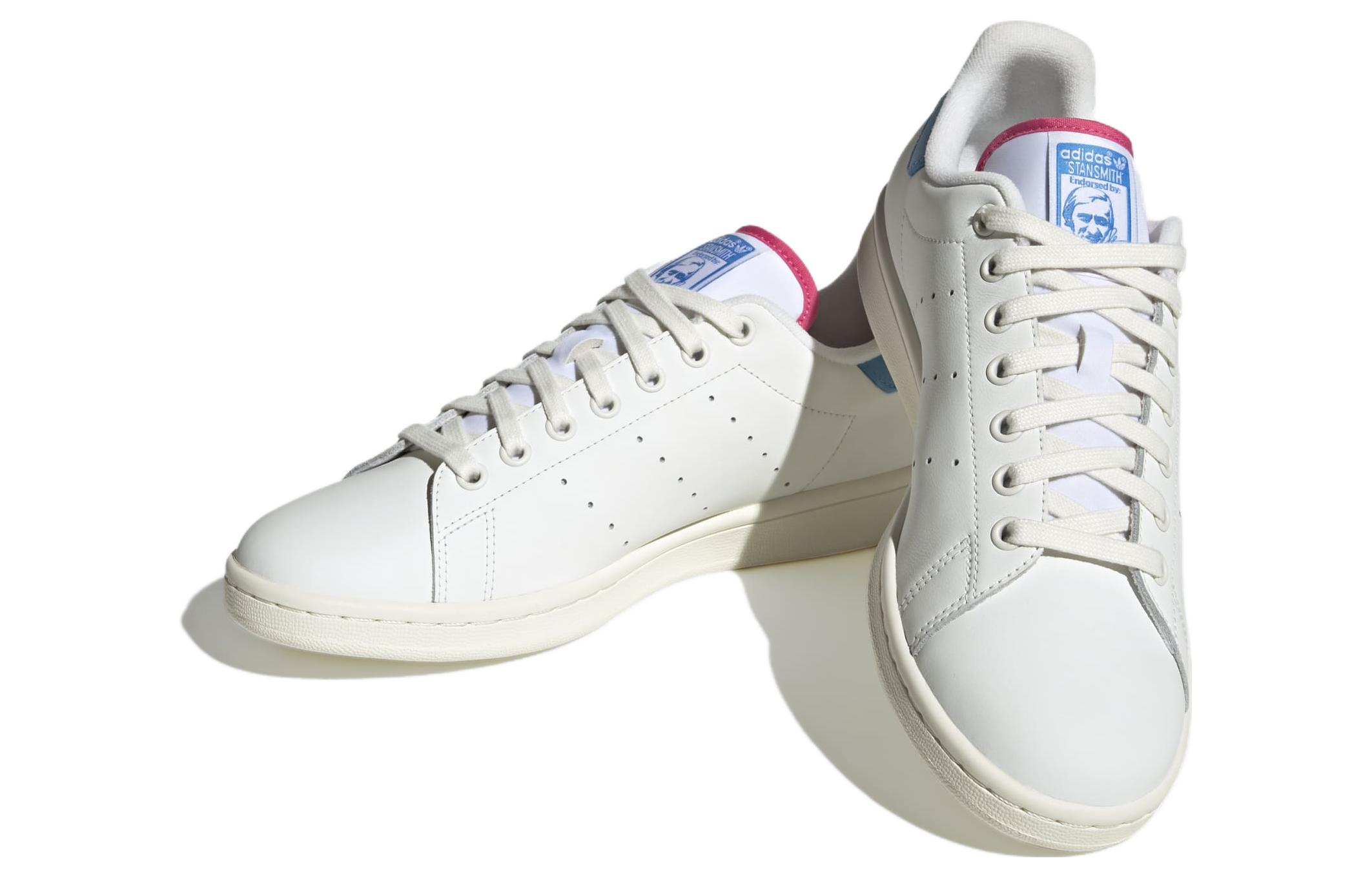 Мужские кеды adidas originals STAN SMITH (бело-синие) — фото 2