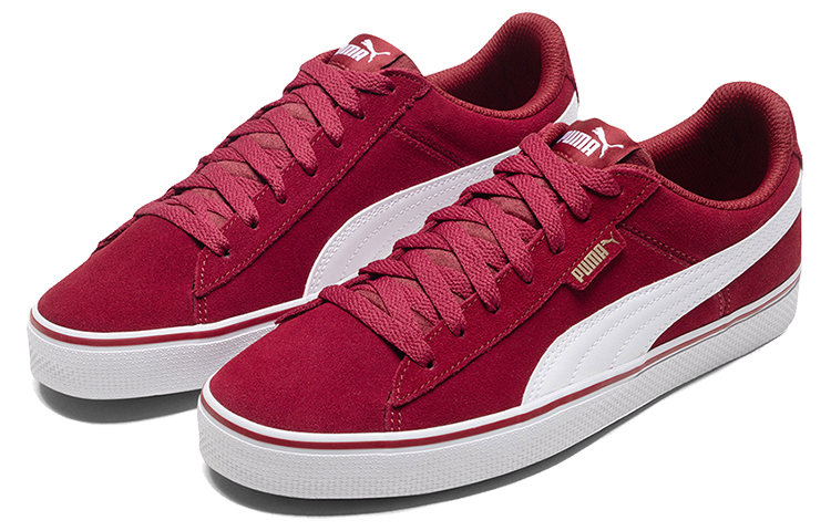 Кеды PUMA Vulc (бордовые) — фото 3