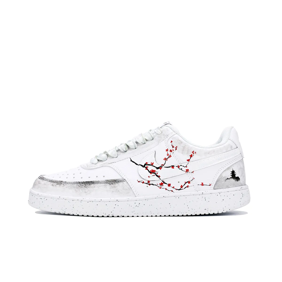 Nike Court Vision 1 Sparse Shadows And Subtle Fragrances, Deconstructed Shoelace Leather