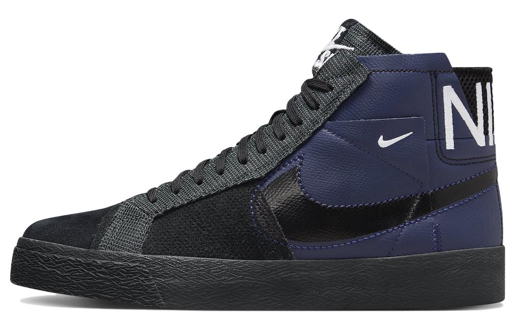Nike Sb Zoom Blazer Mid Premium Deconstructed Midnight Navy