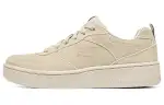 Skechers Sport Court 92 Leather Low top Skateboard Shoes Women's Natural