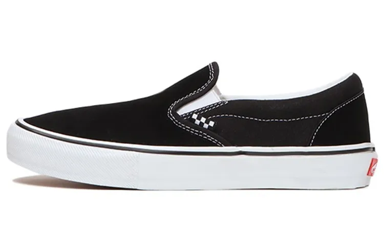 Slip-On Skate Vans 'Black Checkerboard'