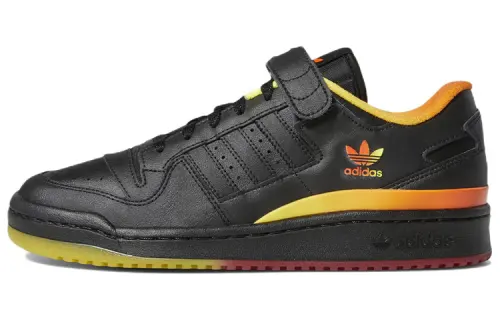 Forum Adidas Originals Low 'Black Orange Yellow Gradient'