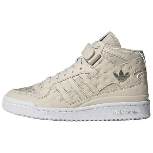 Adidas Originals FORUM Comfortable Mid top Skateboard Shoes Women's Gray
