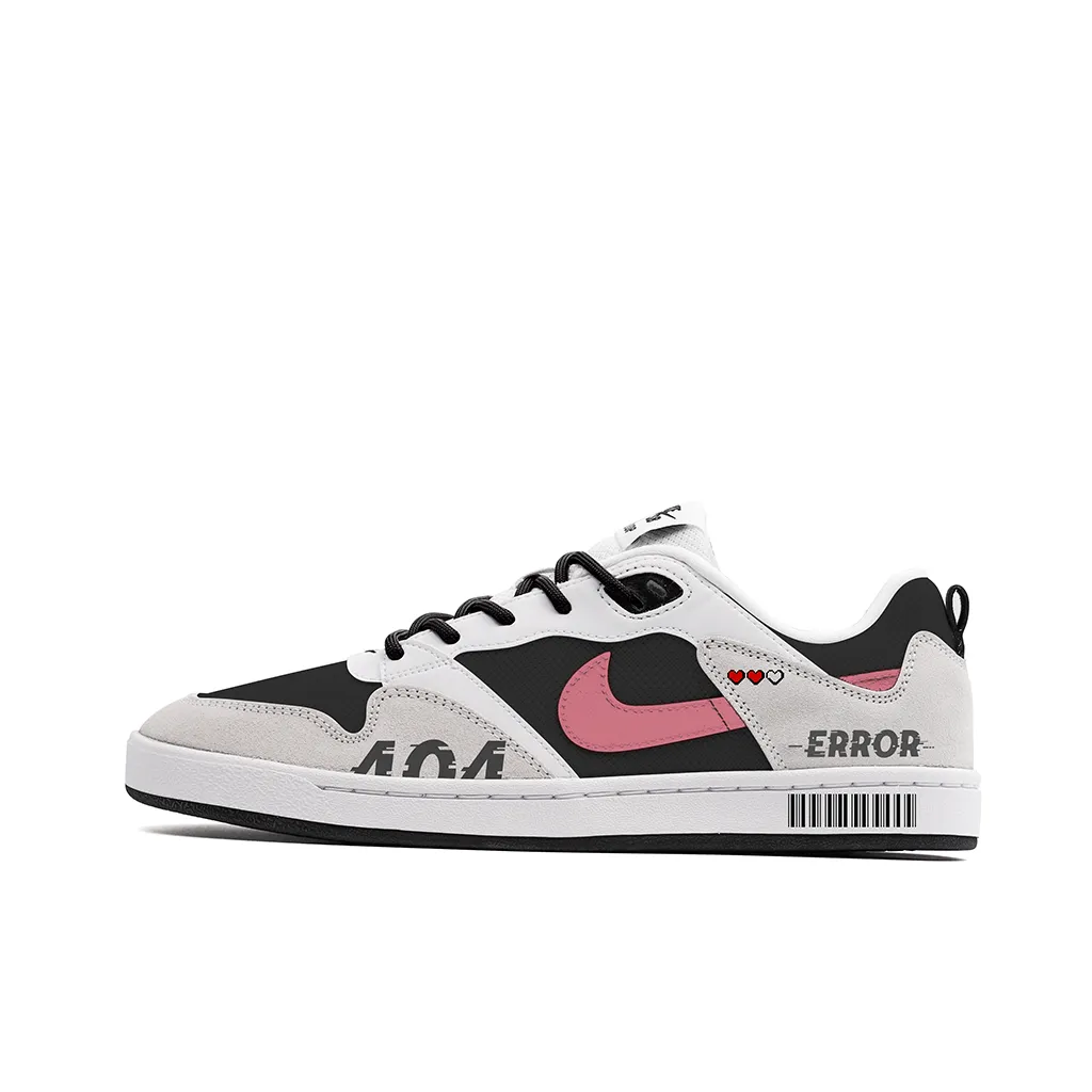 Nike SB Alleyoop Slip Resistant Slip Resistant Low top Skateboard Shoes Men's Dirty Pink
