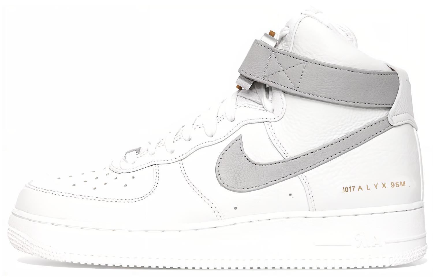 Кеды Nike x 1017 ALYX 9SM Air Force 1 High (белый / серый)