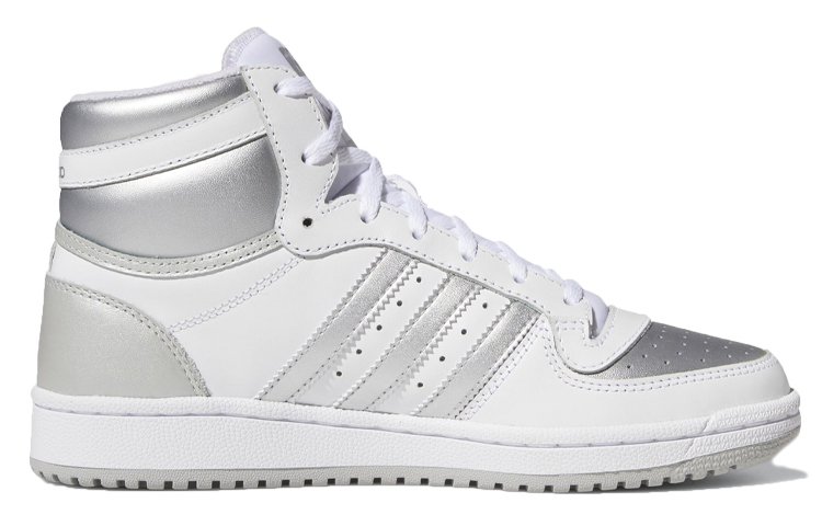 Женские кеды adidas originals Top ten Rb (серебристо-белые) — Белый / серебристый — фото 2