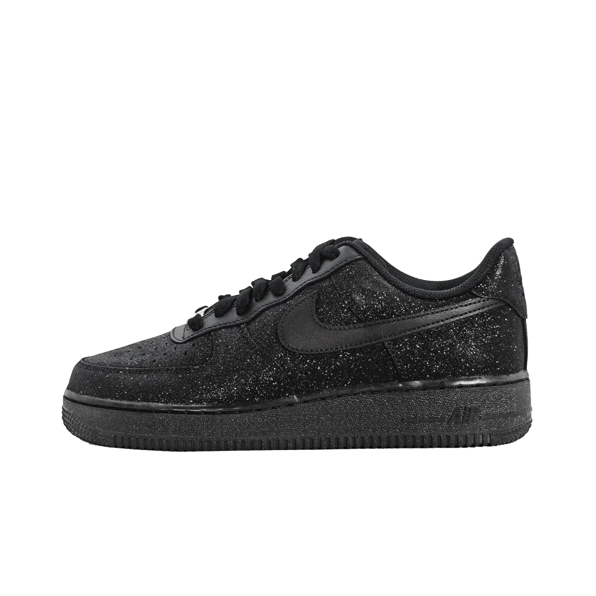 Nike Air Force 1 Baby's Breath Low top Skateboard Shoes Unisex Black Diamond