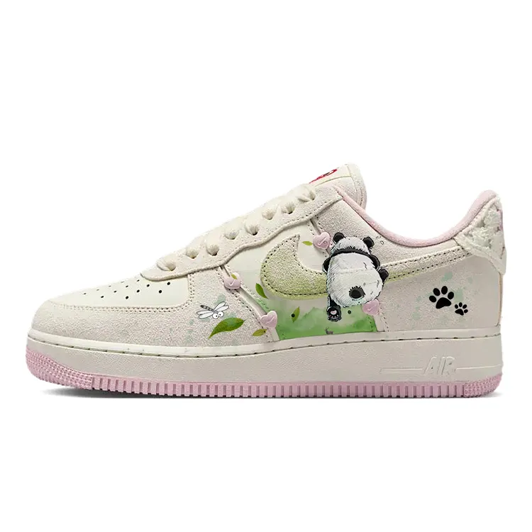 Nike Air Force 1 Skateboard Shoes Women's Low Top Pink/White