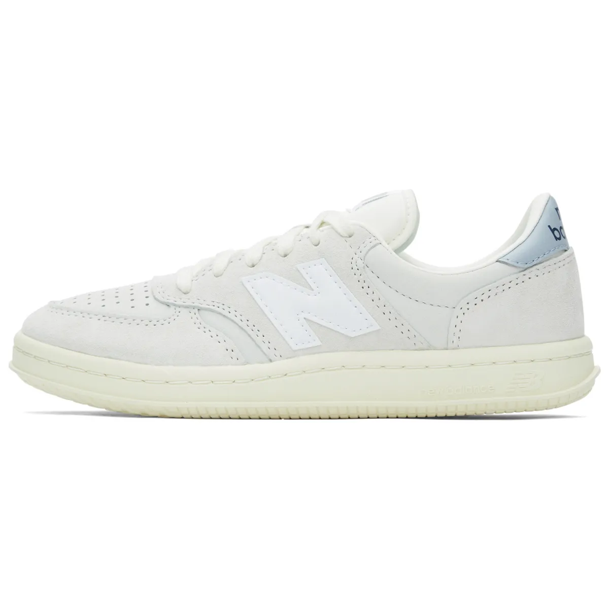 New Balance NB T500 Comfortable Abrasion Resistant Low top Skateboard Shoes Unisex White