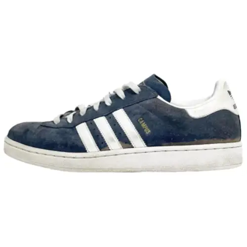 Adidas Originals Campus 2 Slip Resistant Abrasion Resistant Low top Skateboard Shoes Men's Blue